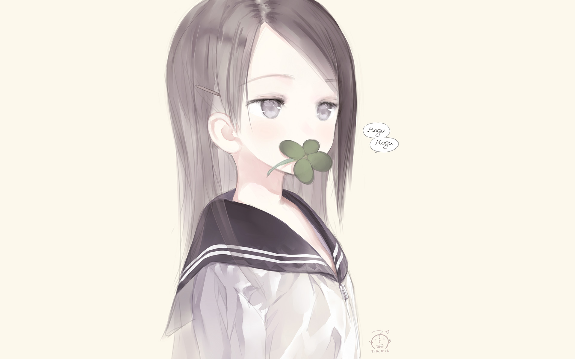 Download Anime Girl Anime Girl HD Wallpaper by かぷりちお