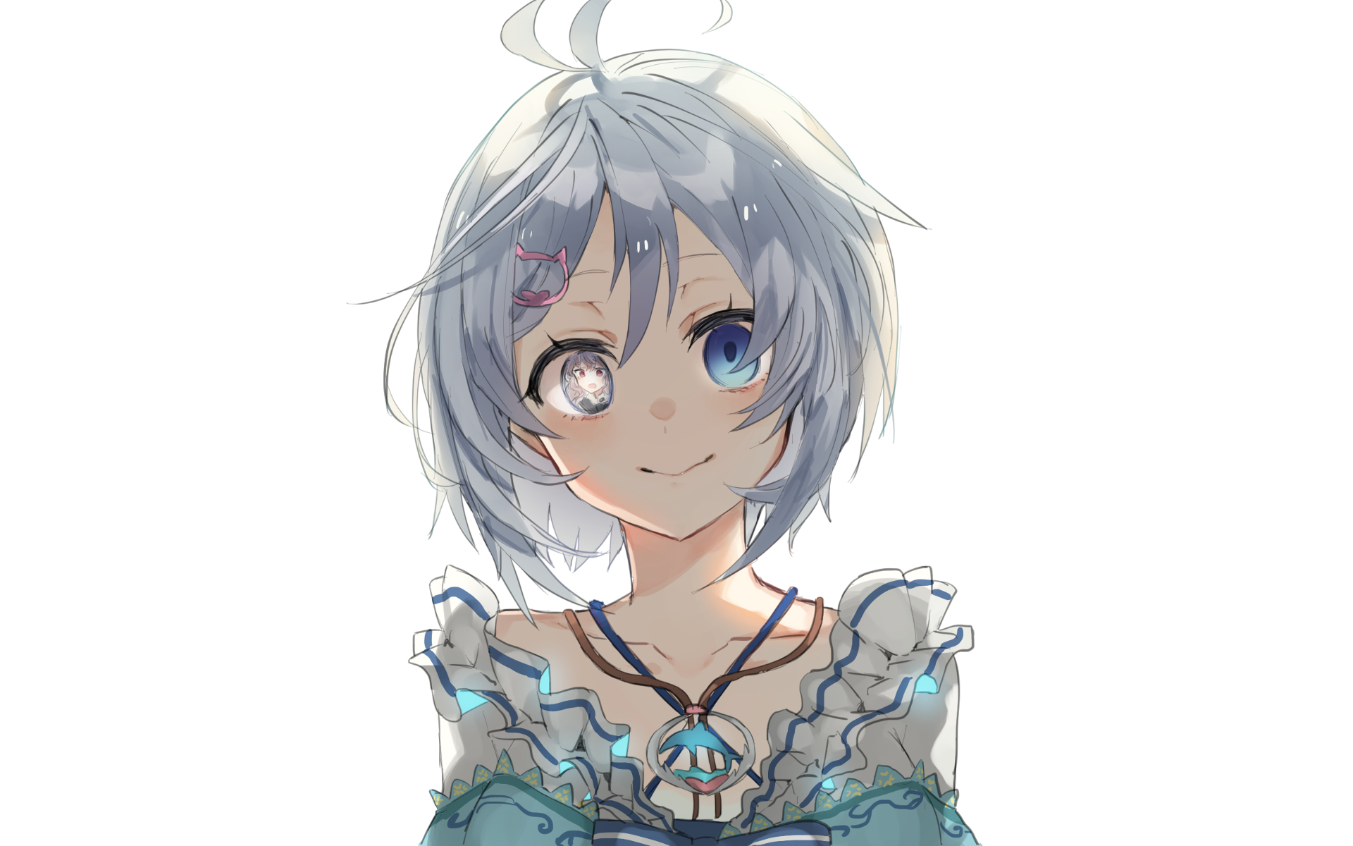 Download Dennou Shojo Siro Anime Virtual Youtuber HD Wallpaper by かぷりちお