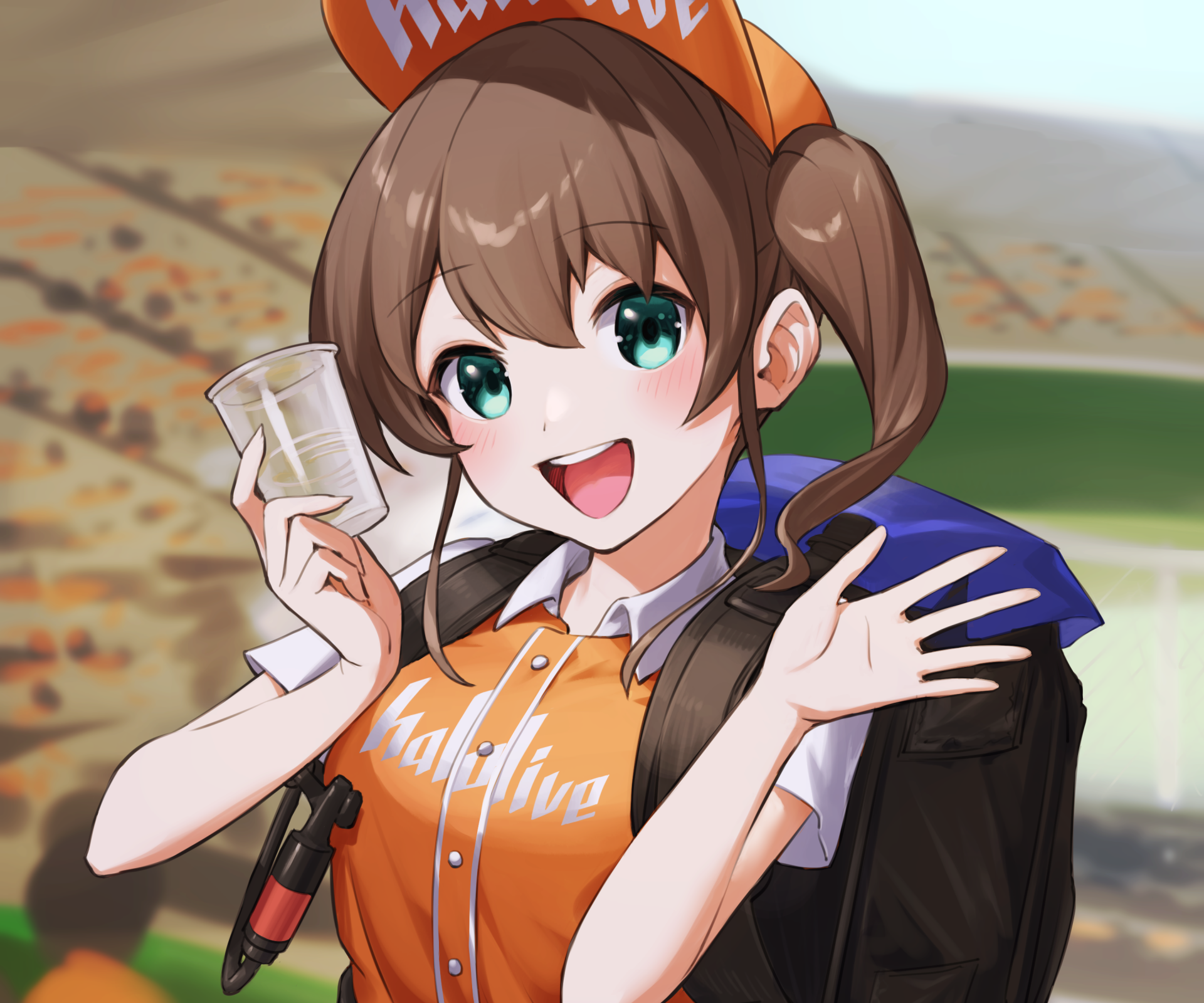 Download Hololive Natsuiro Matsuri Anime Virtual Youtuber HD Wallpaper