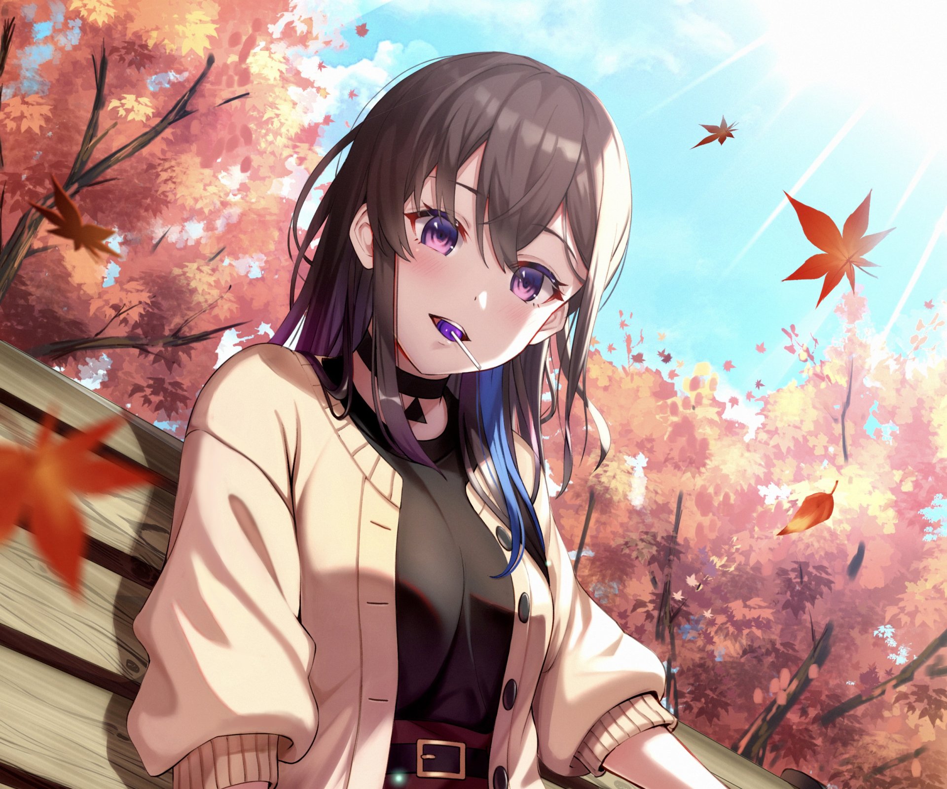 Download Lupinus Virtual Games VSPO! Ichinose Uruha Anime Virtual Youtuber HD Wallpaper by shakkiy