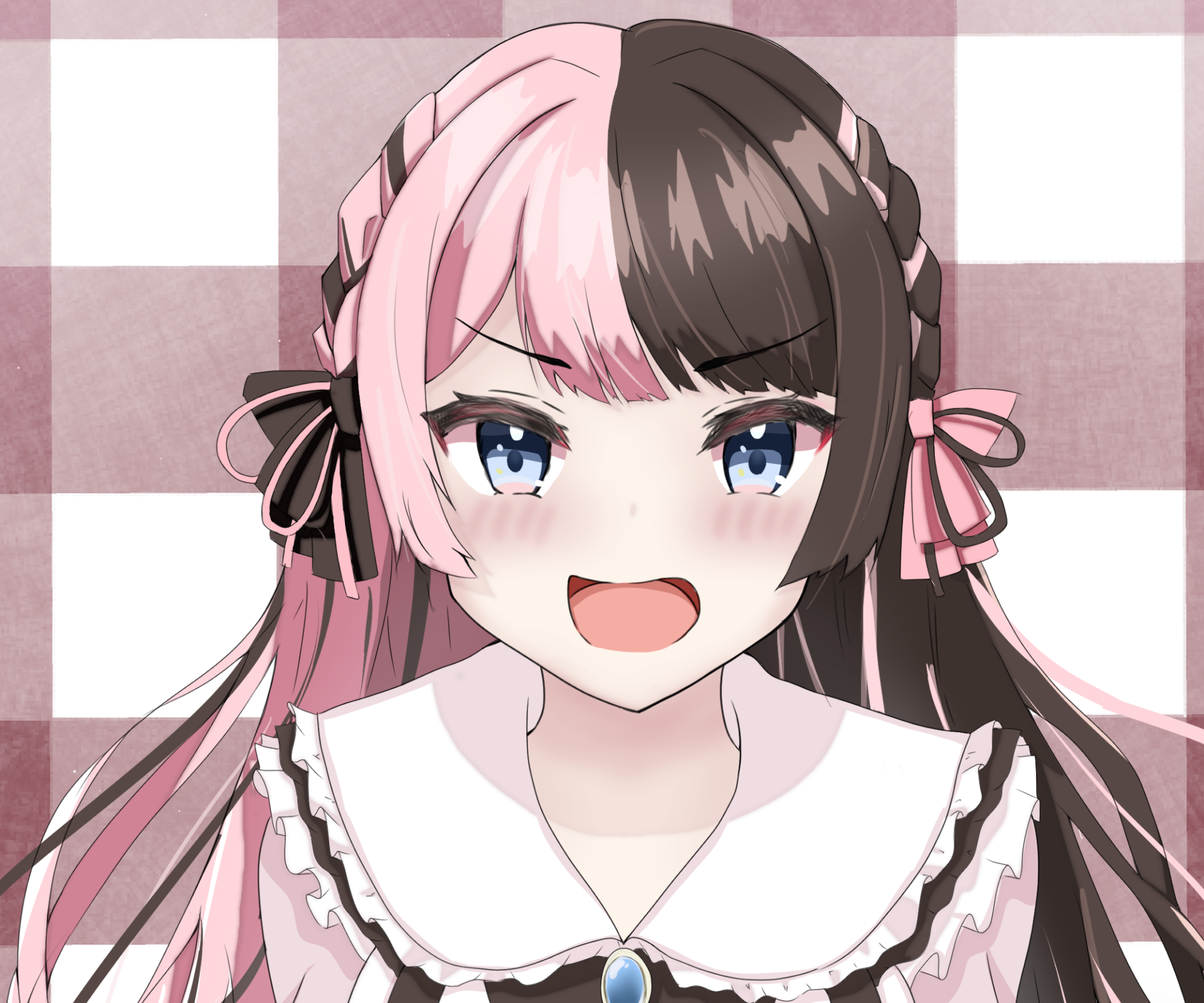 Download VSPO! Tachibana Hinano Iris Black Games Anime Virtual Youtuber HD Wallpaper by towa