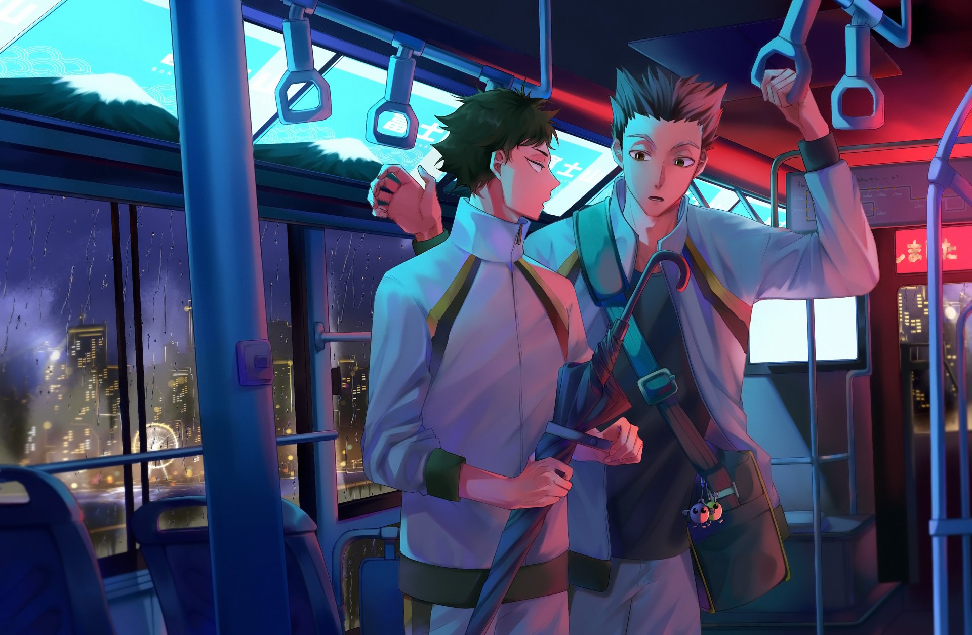 Download Kōtarō Bokuto Keiji Akaashi Anime Haikyū!! HD Wallpaper