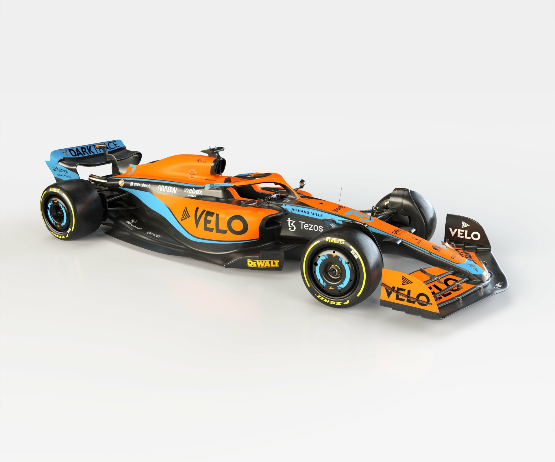 Download F1 2022 McLaren Race Car F1 Sports HD Wallpaper