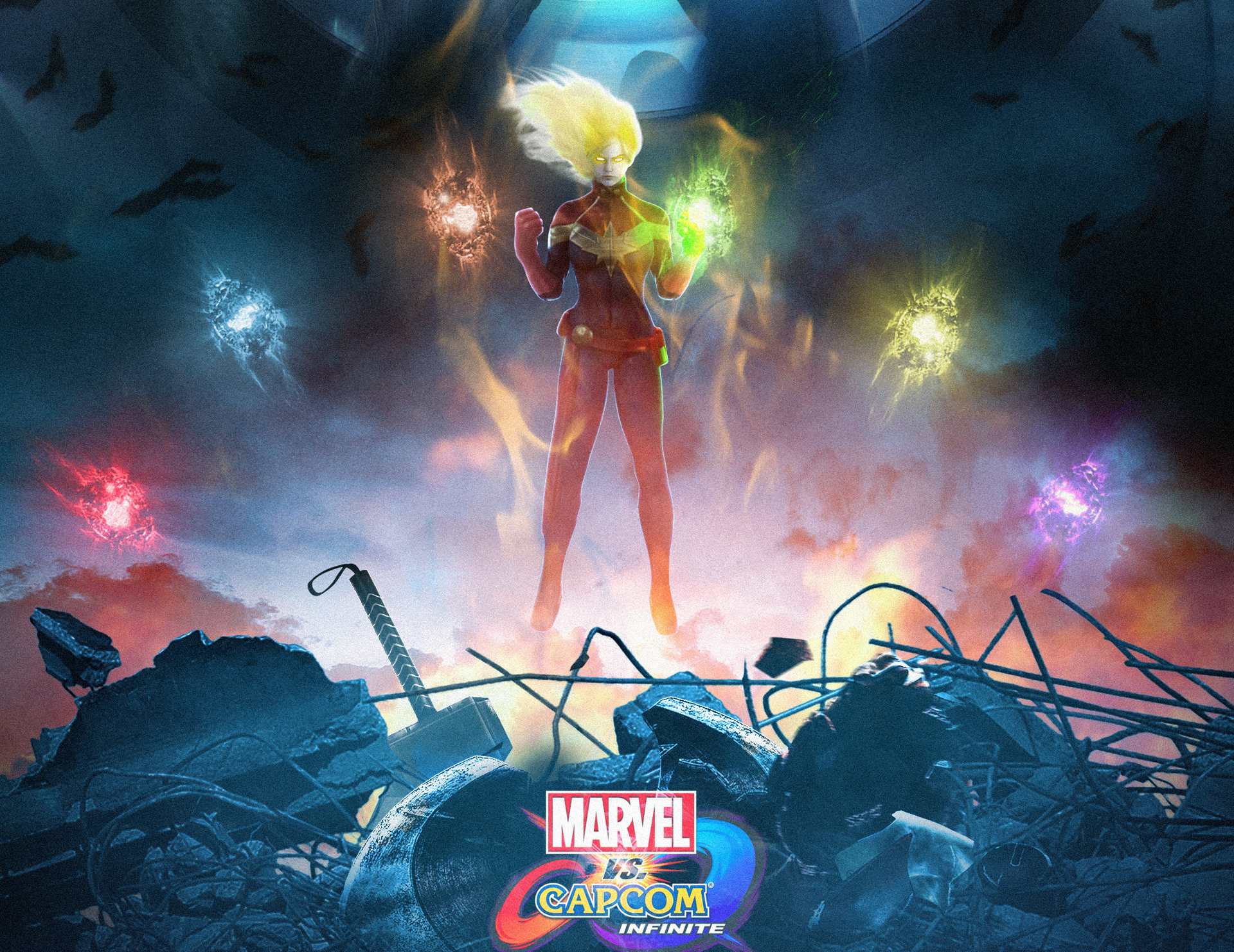 Download Video Game Marvel Vs. Capcom: Infinite HD Wallpaper by BossLogic