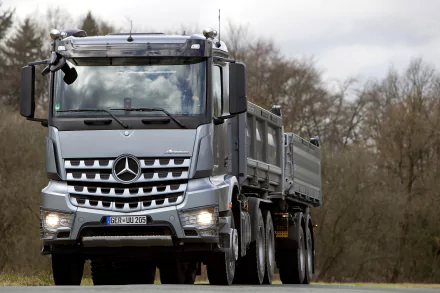 dump truck vehicle Mercedes-Benz Arocs HD Desktop Wallpaper | Background Image