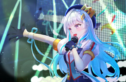 Nijisanji Lize Helesta Anime Virtual Youtuber HD Desktop Wallpaper | Background Image