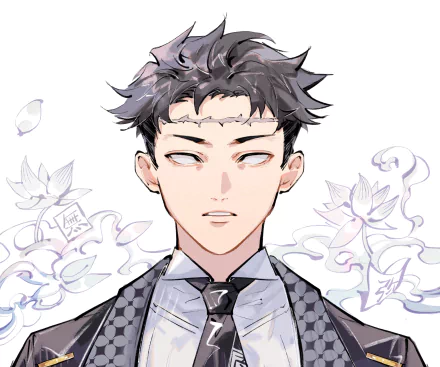 Gyomei Himejima Anime Demon Slayer: Kimetsu no Yaiba HD Desktop Wallpaper | Background Image