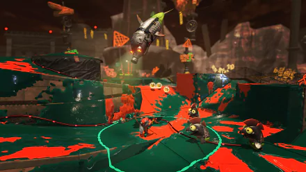 video game Splatoon 3 HD Desktop Wallpaper | Background Image