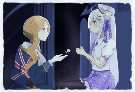 Hood (Azur Lane) Cygnet (Azur Lane) Anime Azur Lane HD Desktop Wallpaper | Background Image