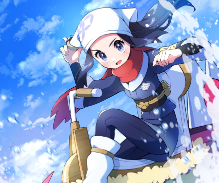 Akari (Pokémon) video game Pokémon Legends: Arceus HD Desktop Wallpaper | Background Image