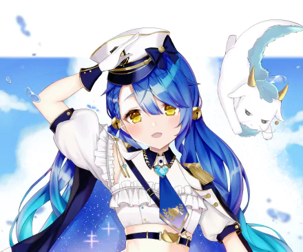 Nijisanji Amamiya Kokoro Anime Virtual Youtuber HD Desktop Wallpaper | Background Image