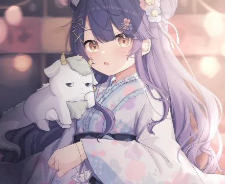 Nijisanji Amamiya Kokoro Anime Virtual Youtuber HD Desktop Wallpaper | Background Image