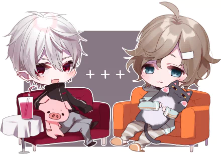 Nijisanji Kuzuha (Virtual YouTuber) Kanae (Virtual Youtuber) Anime Virtual Youtuber HD Desktop Wallpaper | Background Image
