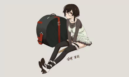 Anime girl anime girl HD Desktop Wallpaper | Background Image