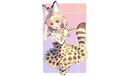 Serval (Kemono Friends) Anime Kemono Friends HD Desktop Wallpaper | Background Image