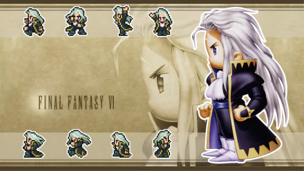 Setzer Gabbiani video game Final Fantasy VI HD Desktop Wallpaper | Background Image