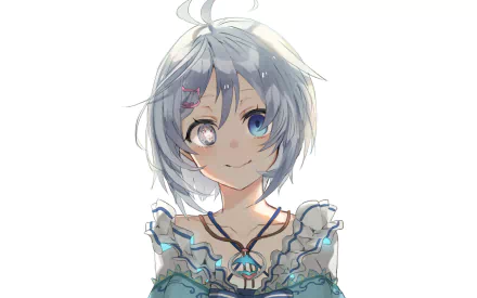 Dennou Shojo Siro Anime Virtual Youtuber HD Desktop Wallpaper | Background Image