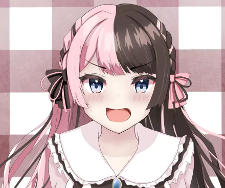 VSPO! Tachibana Hinano Iris Black Games Anime Virtual Youtuber HD Desktop Wallpaper | Background Image