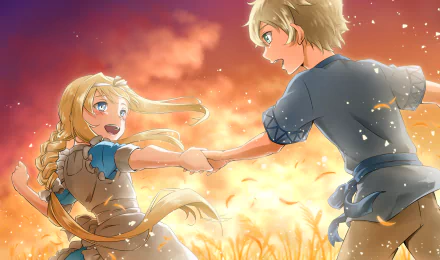 Alice Zuberg Eugeo (Sword Art Online) Anime Sword Art Online: Alicization HD Desktop Wallpaper | Background Image