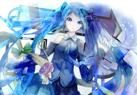 Hatsune Miku Anime Vocaloid HD Desktop Wallpaper | Background Image