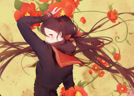 Anime girl anime girl HD Desktop Wallpaper | Background Image