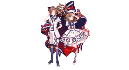 Anime girl anime girl HD Desktop Wallpaper | Background Image