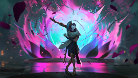Jhin (League of Legends) video game League Of Legends HD Desktop Wallpaper | Background Image