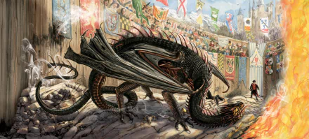  The Hungarian Horntail by Jim Kay