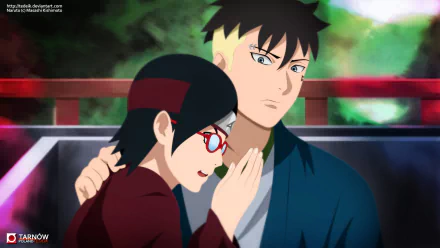  Sarada and Kawaki - I love you!