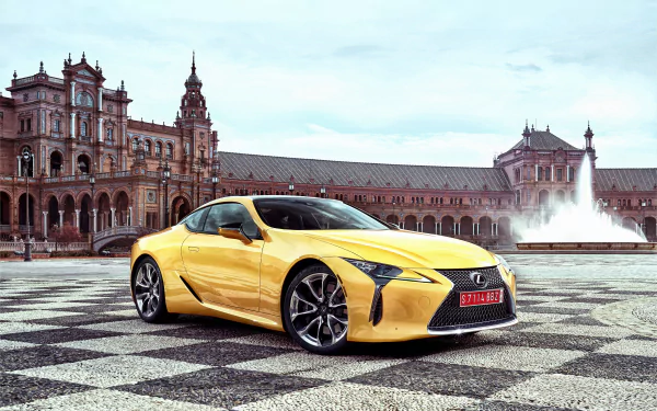 yellow car vehicle Lexus HD Desktop Wallpaper | Background Image