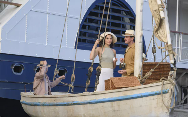Armie Hammer Gal Gadot movie Death on the Nile (2022) HD Desktop Wallpaper | Background Image