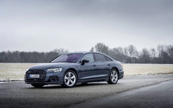 Audi A8 L 60 TFSI e quattro S line vehicle Audi A8 HD Desktop Wallpaper | Background Image