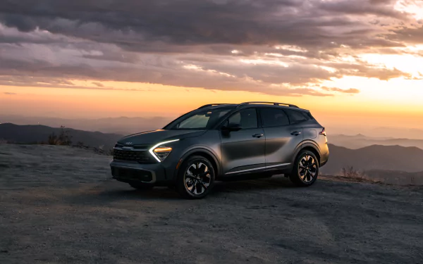 SUV Kia Sportage PHEV X-Line vehicle Kia Sportage HD Desktop Wallpaper | Background Image