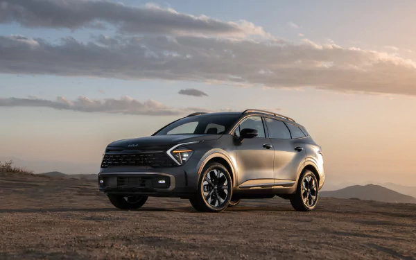 SUV Kia Sportage PHEV X-Line vehicle Kia Sportage HD Desktop Wallpaper | Background Image