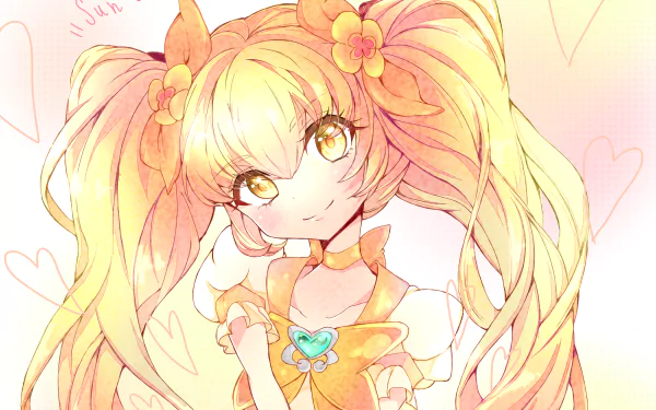 Myoudouin Itsuki Cure Sunshine Anime Heartcatch Precure! HD Desktop Wallpaper | Background Image