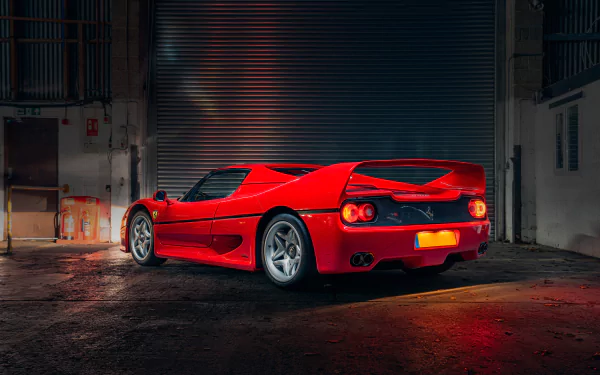 supercar vehicle Ferrari F50 HD Desktop Wallpaper | Background Image