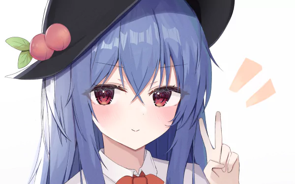 Tenshi Hinanai Anime Touhou HD Desktop Wallpaper | Background Image