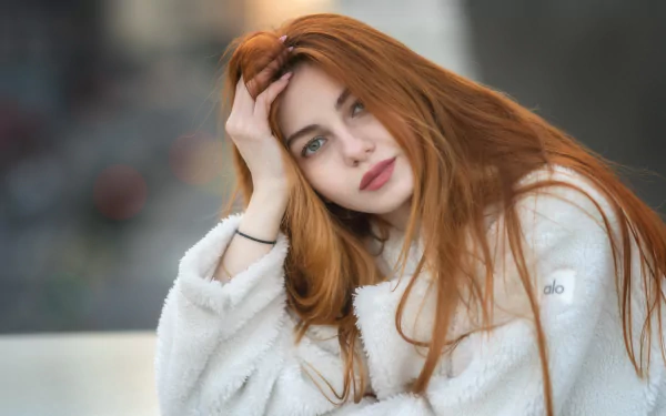redhead woman model HD Desktop Wallpaper | Background Image