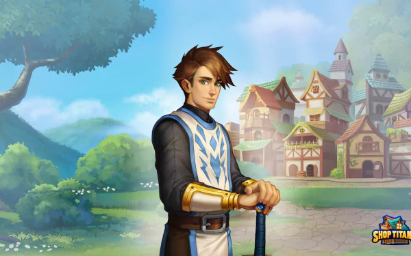 video game Shop Titans HD Desktop Wallpaper | Background Image