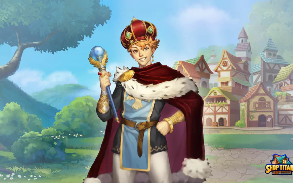 video game Shop Titans HD Desktop Wallpaper | Background Image