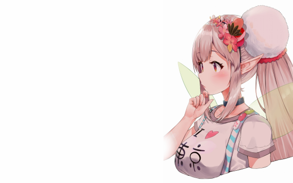Anime Virtual Youtuber Elf no Elu HD Wallpaper | Background Image