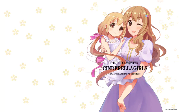 Kirari Moroboshi Anzu Futaba Anime The iDOLM@STER Cinderella Girls HD Desktop Wallpaper | Background Image