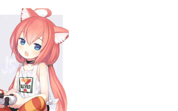 Hinata Nekomiya Anime Virtual Youtuber HD Desktop Wallpaper | Background Image