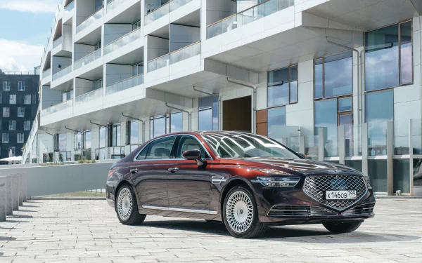 Genesis G90 3.3T HTRAC vehicle Genesis G90 HD Desktop Wallpaper | Background Image