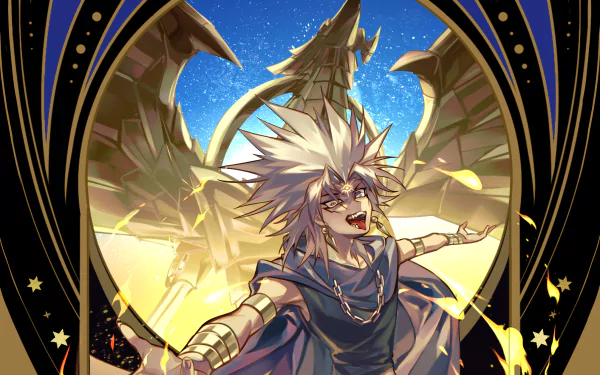 Yami Marik Anime Yu-Gi-Oh! The Winged Dragon of Ra HD Desktop Wallpaper | Background Image