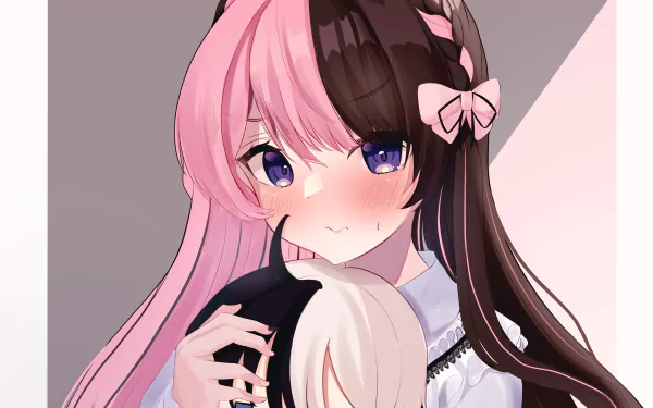 VSPO! Tachibana Hinano Iris Black Games Anime Virtual Youtuber HD Desktop Wallpaper | Background Image