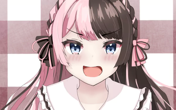 VSPO! Tachibana Hinano Iris Black Games Anime Virtual Youtuber HD Desktop Wallpaper | Background Image