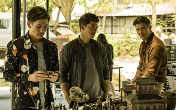 Lewis Tan Iko Uwais Lawrence Kao movie Fistful of Vengeance HD Desktop Wallpaper | Background Image