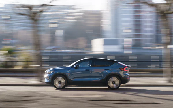 SUV vehicle Volvo C40 HD Desktop Wallpaper | Background Image