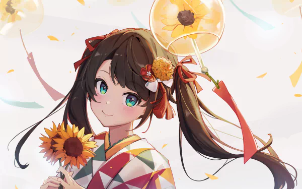 hololive Oozora Subaru Anime Virtual Youtuber HD Desktop Wallpaper | Background Image